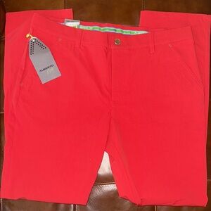 Red Men’s Alberto Golf EcoRepel Pants